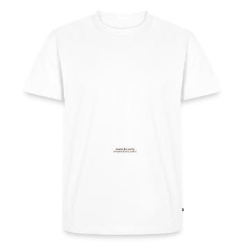 Station de sports d’hiver de Tärnaby en Suède - T-shirt Premium bio Homme - blanc - Devant - Nico (187cm)