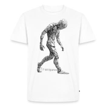 Transparent - Stop Bullying - Men's Premium Organic T-Shirt - white - Front - Nico (187cm)