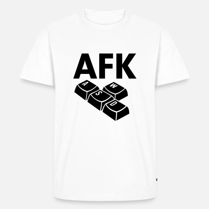 keyboard - Männer Premium Bio T-Shirt - Weiß