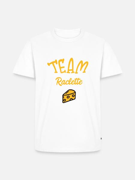 Team Raclette - Männer Premium Bio T-Shirt - Weiß