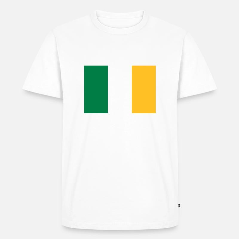 drapeau_irlande - Männer Premium Bio T-Shirt - Weiß
