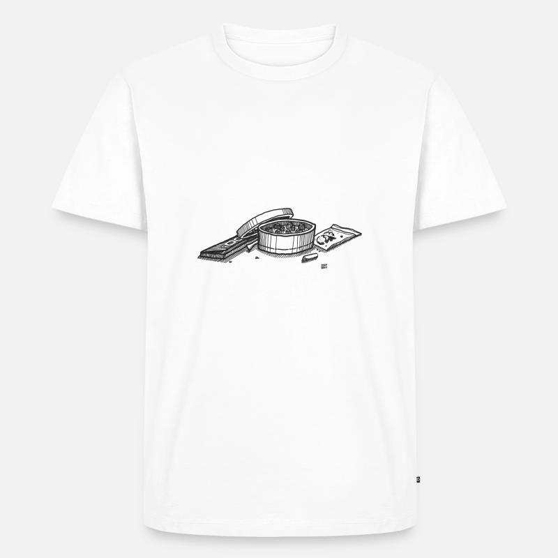 Legalize it! - Männer Premium Bio T-Shirt - Weiß