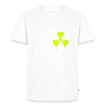 radioactif - T-shirt Premium bio Homme - blanc - Devant - Nico (187cm)