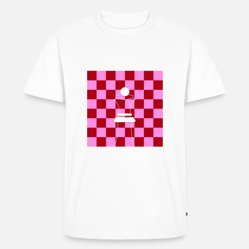 Queen's Gambit - Männer Premium Bio T-Shirt - Weiß
