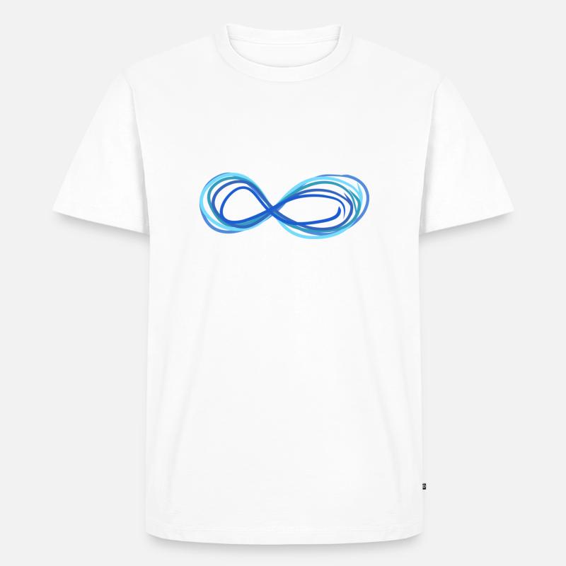 unendlich unendlichkeit - Männer Premium Bio T-Shirt - Weiß