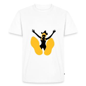 Pin Up Hollande Sabots - T-shirt Premium bio Homme - blanc - Devant - Nico (187cm)