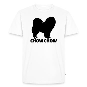 Chow Chow - T-shirt Premium bio Homme - blanc - Devant - Nico (187cm)