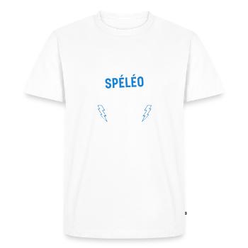 Awesome Caving T-Shirt - Ideal - Men's Premium Organic T-Shirt - white - Front - Nico (187cm)