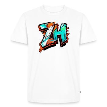 Zurich, zh, Suisse - T-shirt Premium bio Homme - blanc - Devant - Nico (187cm)