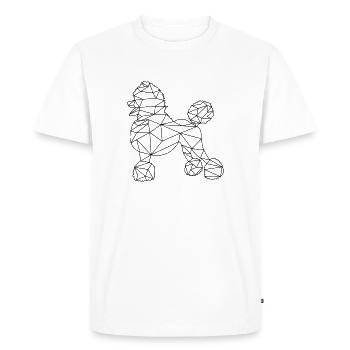 Chien - T-shirt Premium bio Homme - blanc - Devant - Nico (187cm)
