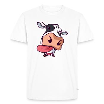 Ranchers ranchers amoureux des animaux - T-shirt Premium bio Homme - blanc - Devant - Nico (187cm)