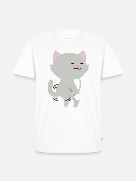 Twerk - Männer Premium Bio T-Shirt - Weiß