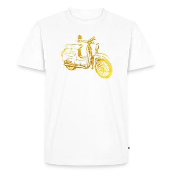 Simson Schwalbe RDA Cyclomoteur - T-shirt Premium bio Homme - blanc - Devant - Nico (187cm)