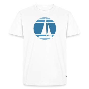 Segelboot - Männer Premium Bio T-Shirt - Weiß - Vorne - Nico (187cm)