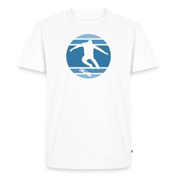 Halfpipe - T-shirt Premium bio Homme - blanc - Devant - Nico (187cm)