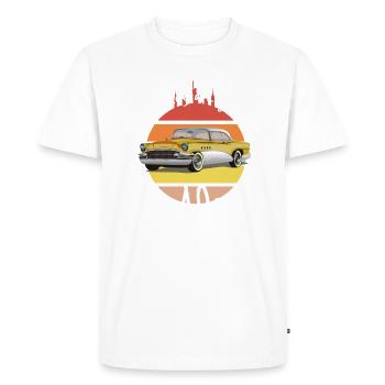 Moteur auto KFZ déjà légende - 40e anniversaire - T-shirt Premium bio Homme - blanc - Devant - Nico (187cm)