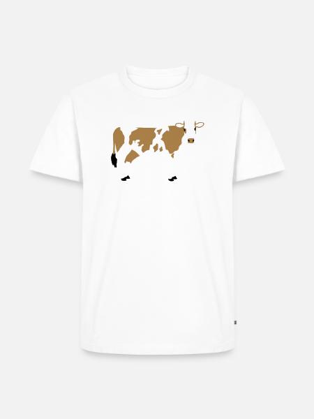 Cow 3 - Men's Premium Organic T-Shirt -