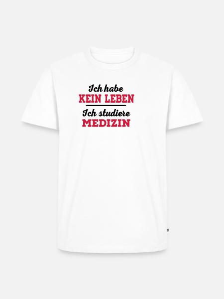 Medizin - Männer Premium Bio T-Shirt - Weiß