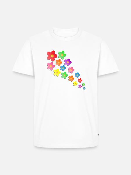 Flower Power - Männer Premium Bio T-Shirt -