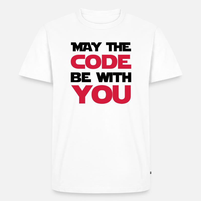 Computer / Developer / Geek / Code / Funny - Men's Premium Organic T-Shirt - white