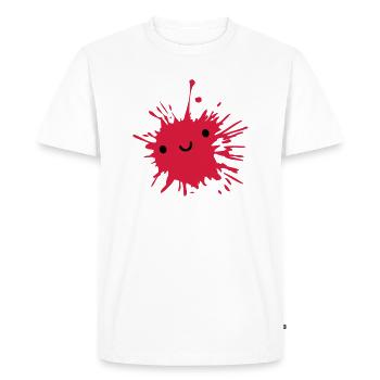 Sweet cute blob - Men's Premium Organic T-Shirt - white - Front - Nico (187cm)