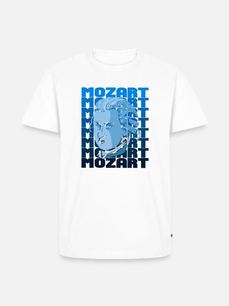 Mozart - T-shirt Premium bio Homme - blanc