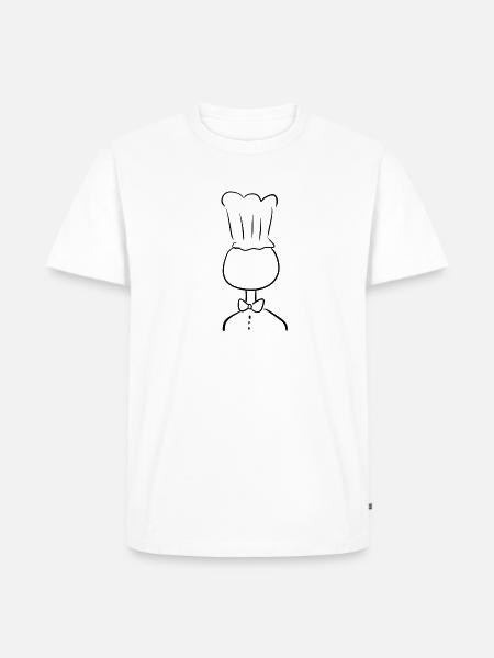 Cook Cooking - Men's Premium Organic T-Shirt - white
