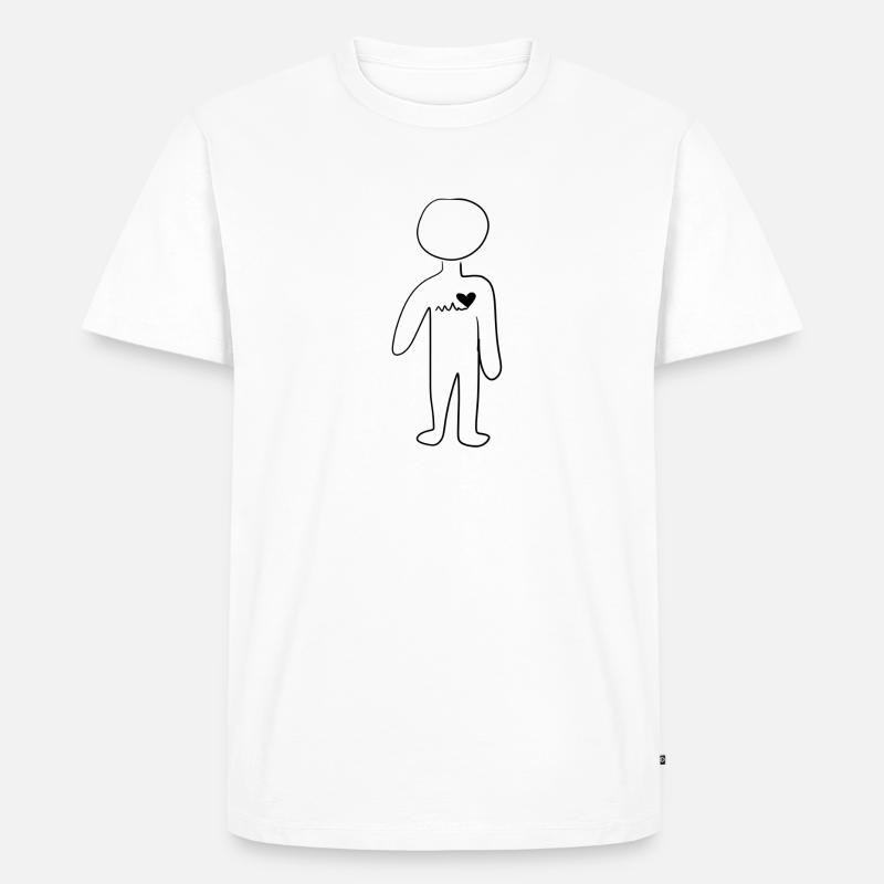 Gesundheit Körper - Männer Premium Bio T-Shirt - Weiß