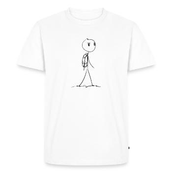 hiking hikers - Men's Premium Organic T-Shirt - white - Front - Nico (187cm)