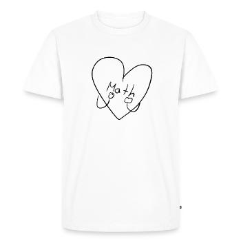 Equation Calculation - Men's Premium Organic T-Shirt - white - Front - Nico (187cm)