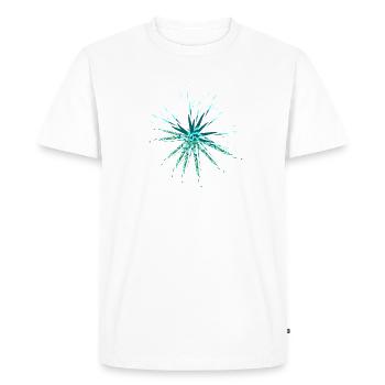 art de motif - T-shirt Premium bio Homme - blanc - Devant - Nico (187cm)
