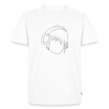 manga anime - T-shirt Premium bio Homme - blanc - Devant - Nico (187cm)