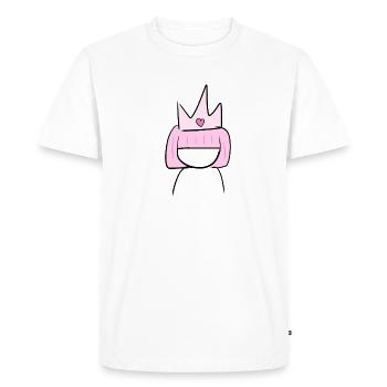 reine de la couronne - T-shirt Premium bio Homme - blanc - Devant - Nico (187cm)