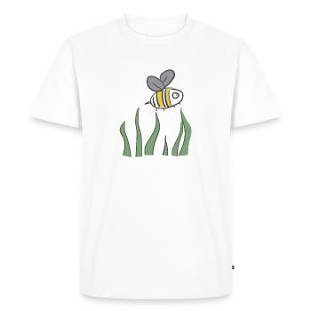 environnement des abeilles - T-shirt Premium bio Homme - blanc - Devant - Nico (187cm)