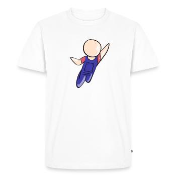 craftsmen's craft workers construction workers - Men's Premium Organic T-Shirt - white - Front - Nico (187cm)