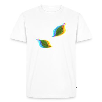 sheet sheet effect 3d - Men's Premium Organic T-Shirt - white - Front - Nico (187cm)