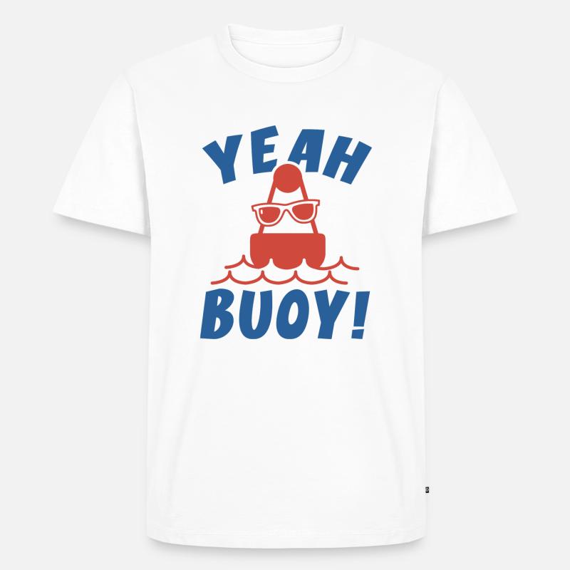 Ja Boje! - Männer Premium Bio T-Shirt - Weiß