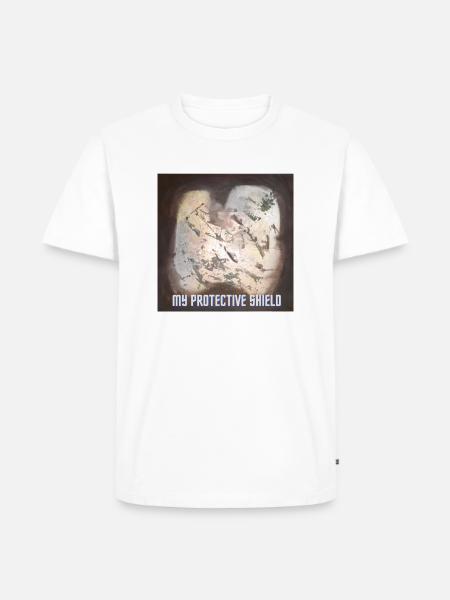 my protective shield - Männer Premium Bio T-Shirt - Weiß