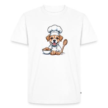 Dog Chef Dog Friends Cadeau Cookie Cookies - T-shirt Premium bio Homme - blanc - Devant - Nico (187cm)