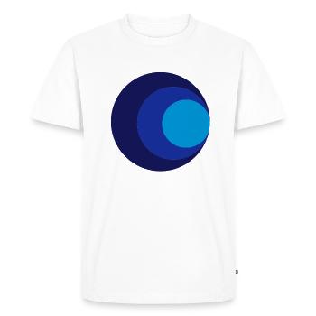 Circles - Men's Premium Organic T-Shirt - white - Front - Nico (187cm)