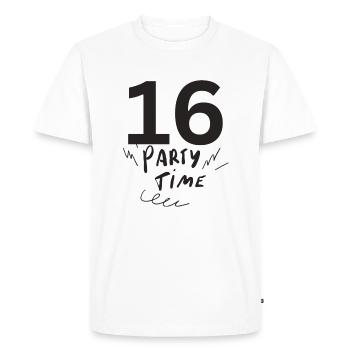 16 - T-shirt Premium bio Homme - blanc - Devant - Nico (187cm)