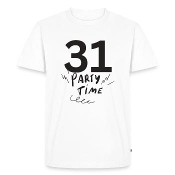 31 - T-shirt Premium bio Homme - blanc - Devant - Nico (187cm)