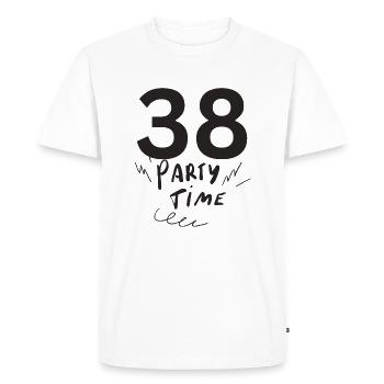 38 - T-shirt Premium bio Homme - blanc - Devant - Nico (187cm)