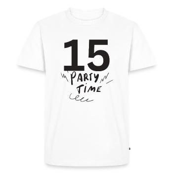 15 - T-shirt Premium bio Homme - blanc - Devant - Nico (187cm)