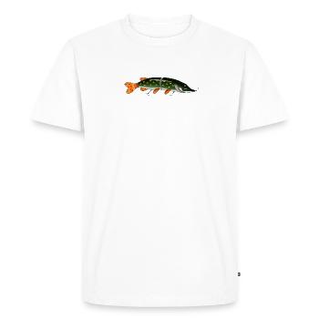 Pike / Pike - Men's Premium Organic T-Shirt - white - Front - Nico (187cm)