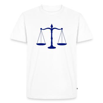 Balance - T-shirt Premium bio Homme - blanc - Devant - Nico (187cm)