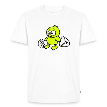 kuken_a_3c - T-shirt Premium bio Homme - blanc - Devant - Nico (187cm)