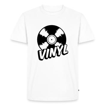 vinyl - T-shirt Premium bio Homme - blanc - Devant - Nico (187cm)
