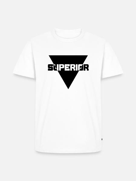 Superior - Männer Premium Bio T-Shirt - Weiß