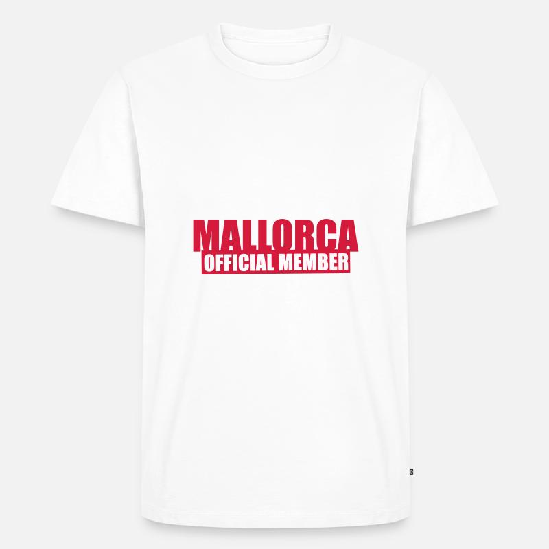 Drinking Team Mallorca - Männer Premium Bio T-Shirt - Weiß